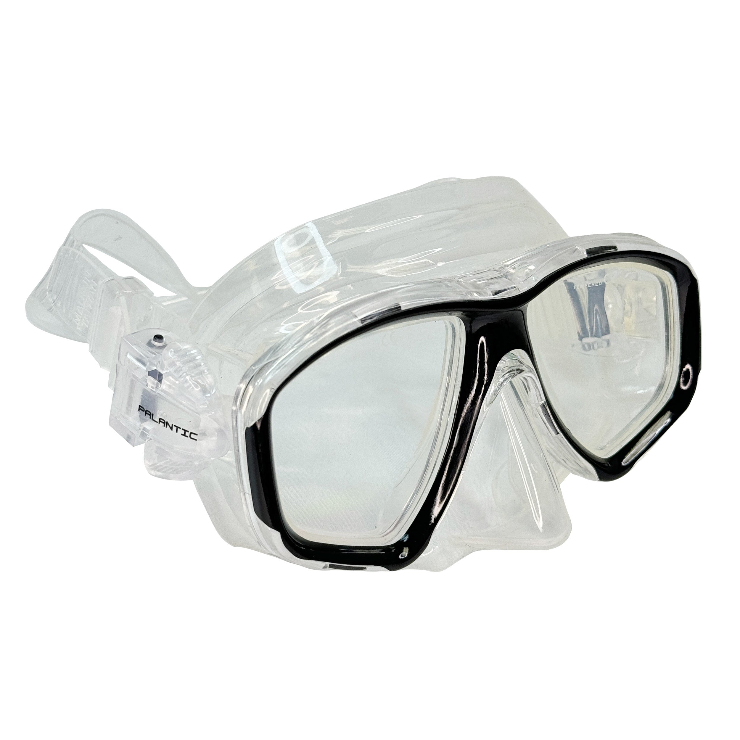 M36 Clear/Blue Dive Mask, Mask Only