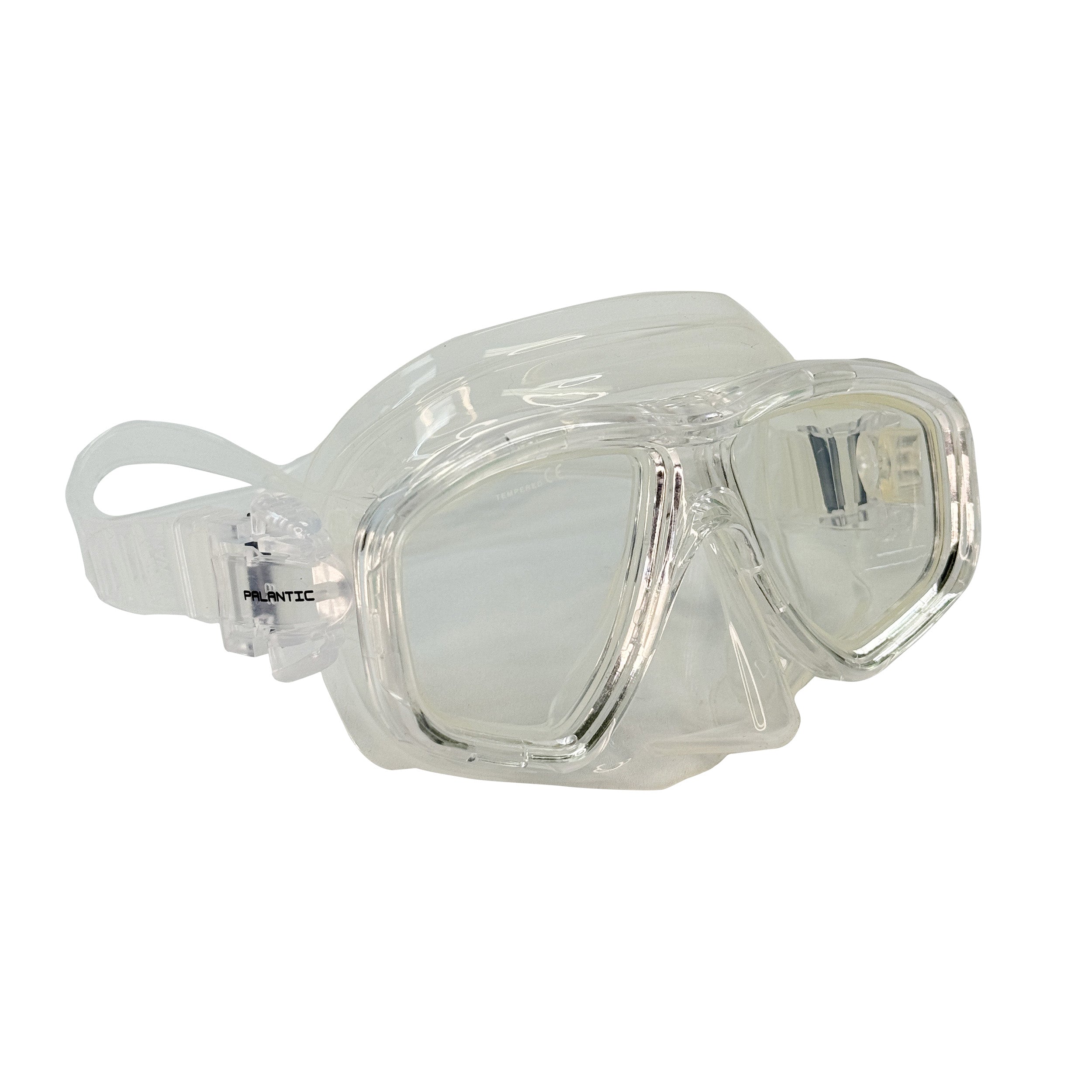M36 Clear/Blue Dive Mask, Mask Only