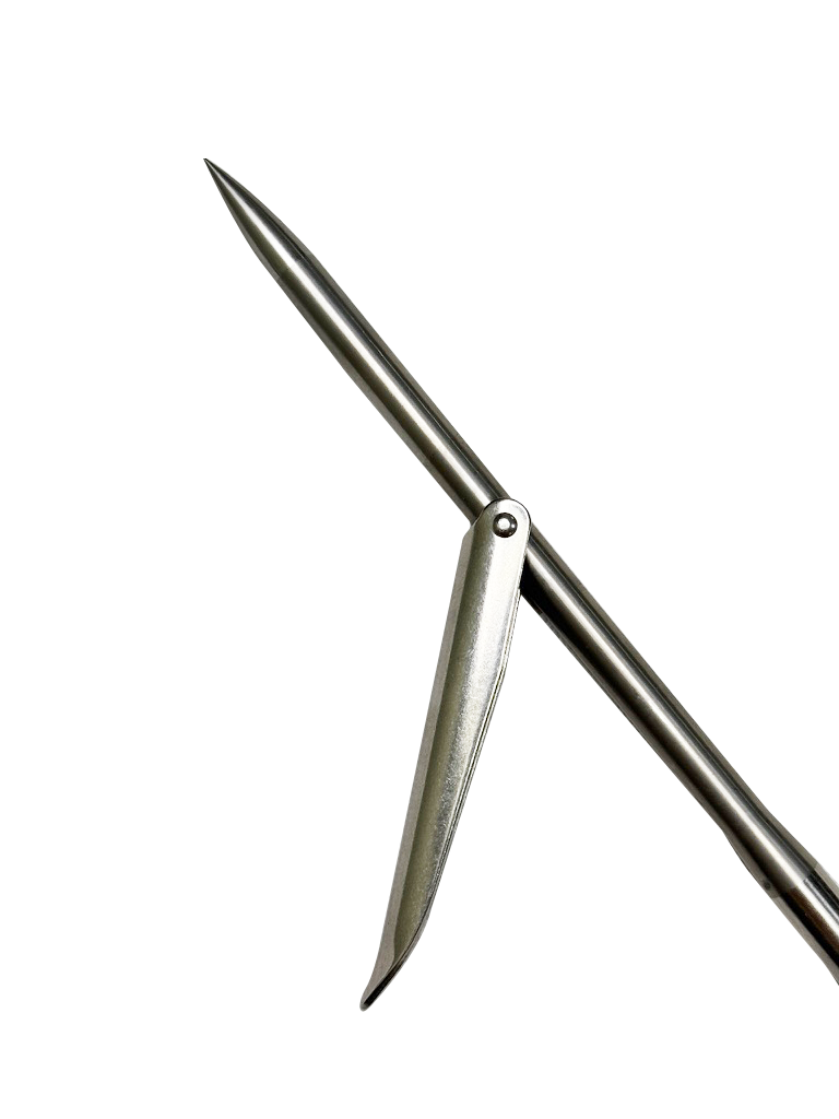 Spearfishing 12" Stainless Steel Pole Spear Tip Single Barb Head